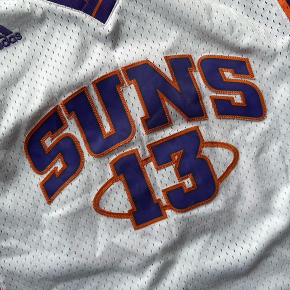 Vintage Y2K Phoenix Suns Steve Nash Stitched Jersey Size XL White - Picture 2 of 6